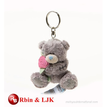 OEM soft good quality plush teddy bear keychain